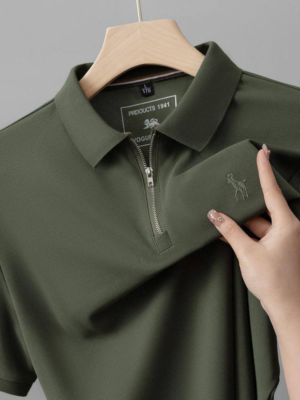 Classic Zip Polo T-shirt